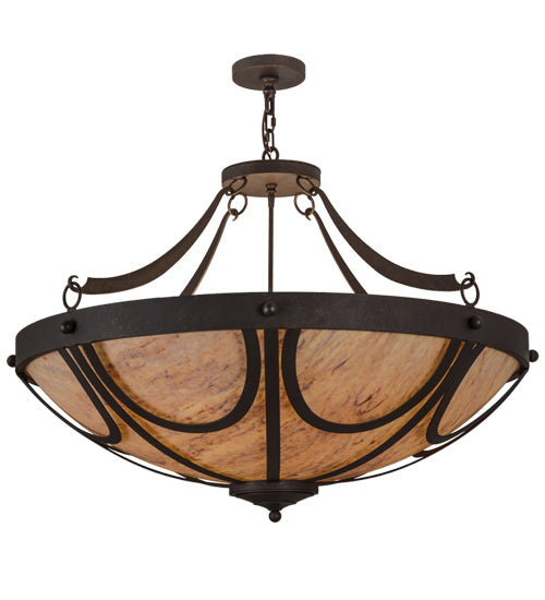 Meyda Tiffany Carousel 163949 Pendant Light - Rust, Wrought Iron