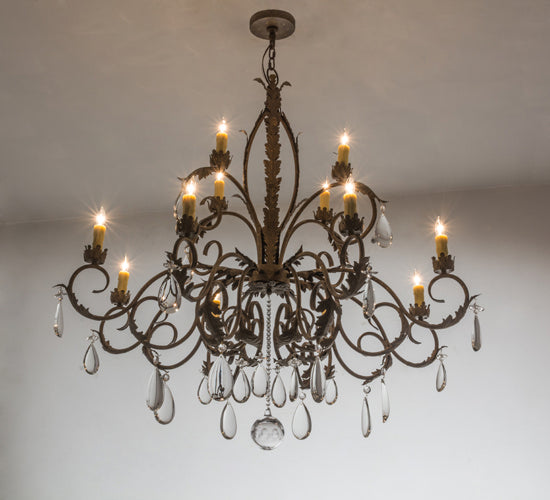 Meyda Tiffany New Country French 164238 Chandelier Light - Crystal