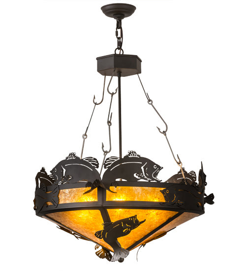 Meyda Tiffany Catch Of The Day 164396 Pendant Light - Oil Rubbed Bronze
