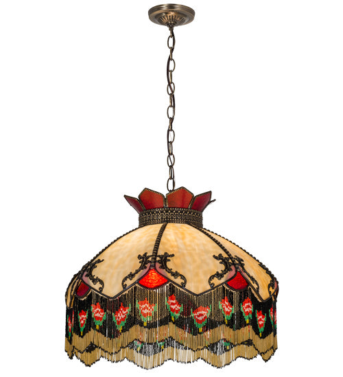 Meyda Tiffany Isabella 164613 Pendant Light - Antique Brass