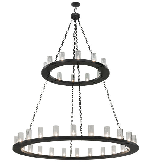 Meyda Tiffany Loxley 164615 Chandelier Light - Mahogany Bronze