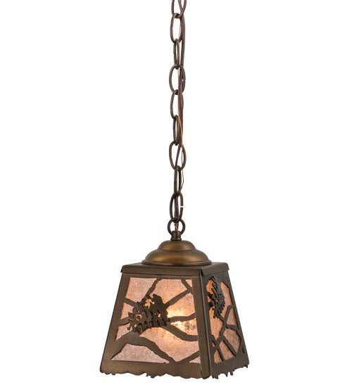 Meyda Tiffany Spruce Pine 164758 Pendant Light - Antique Copper
