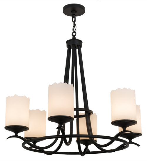 Meyda Tiffany Octavia 165443 Chandelier Light - Oil Rubbed Bronze