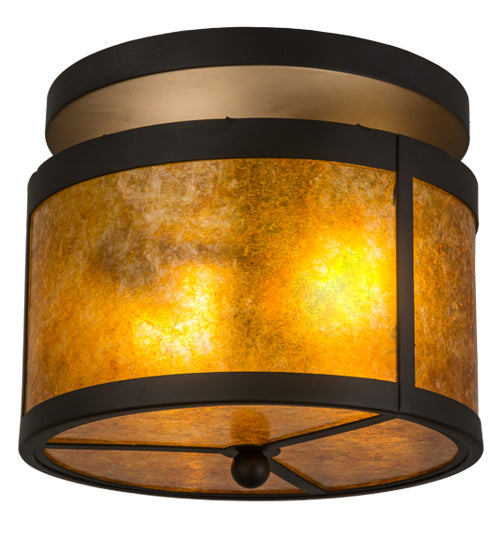 Meyda Tiffany Smythe Craftsman 166409 Ceiling Light - Oil Rubbed Bronze