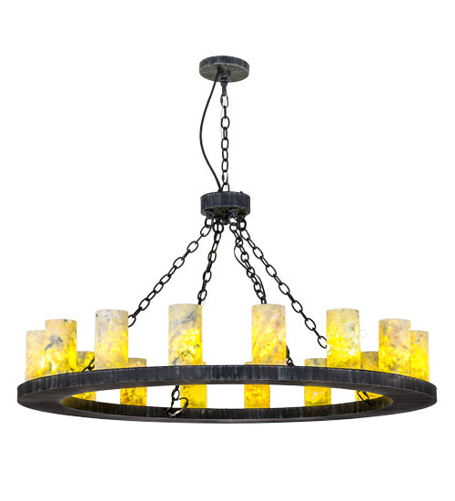 Meyda Tiffany Loxley 168321 Chandelier Light - Wrought Iron