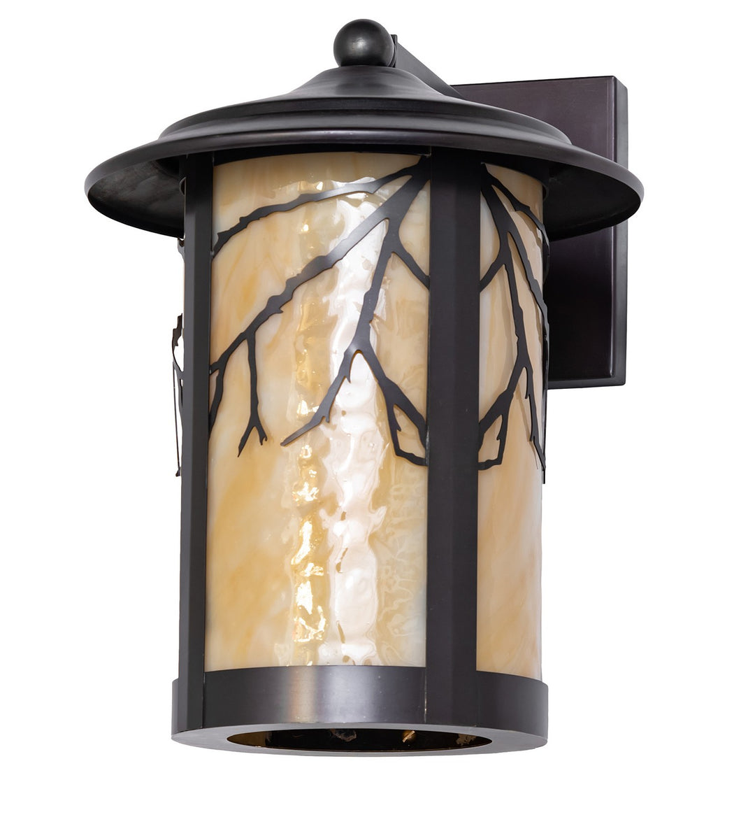 Meyda Tiffany Lighting 169210 Fulton Wall Sconce Outdoor Bronze / Dark