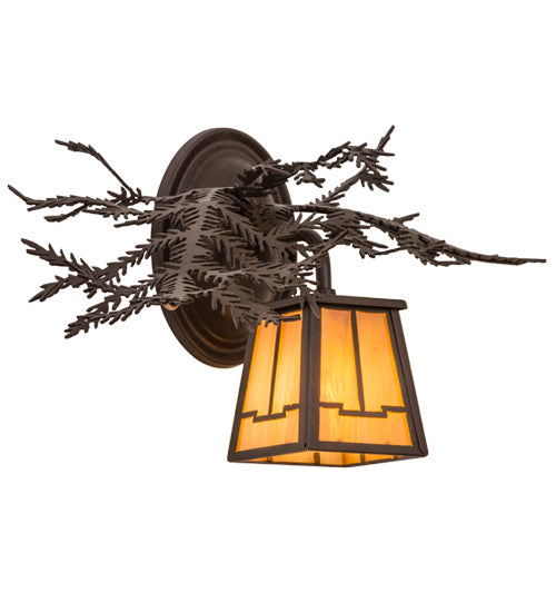 Meyda Tiffany Pine Branch 170877 Wall Light - Cafe-Noir ,Custom