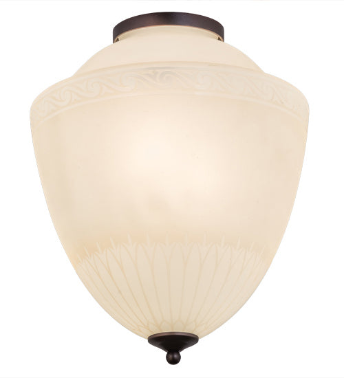Meyda Tiffany Ovum Aquinum 172338 Ceiling Light - Mahogany Bronze