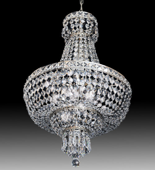 Meyda Tiffany Beethoven 174418 Chandelier Light - Chrome,Crystal