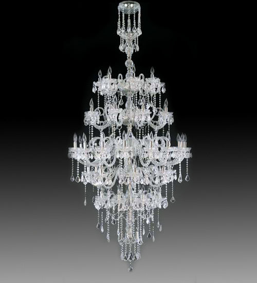 Meyda Tiffany Maya 174421 Chandelier Light - Chrome,Crystal