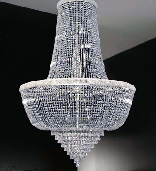 Meyda Tiffany Osaka Empire 174426 Chandelier Light - Chrome,Crystal