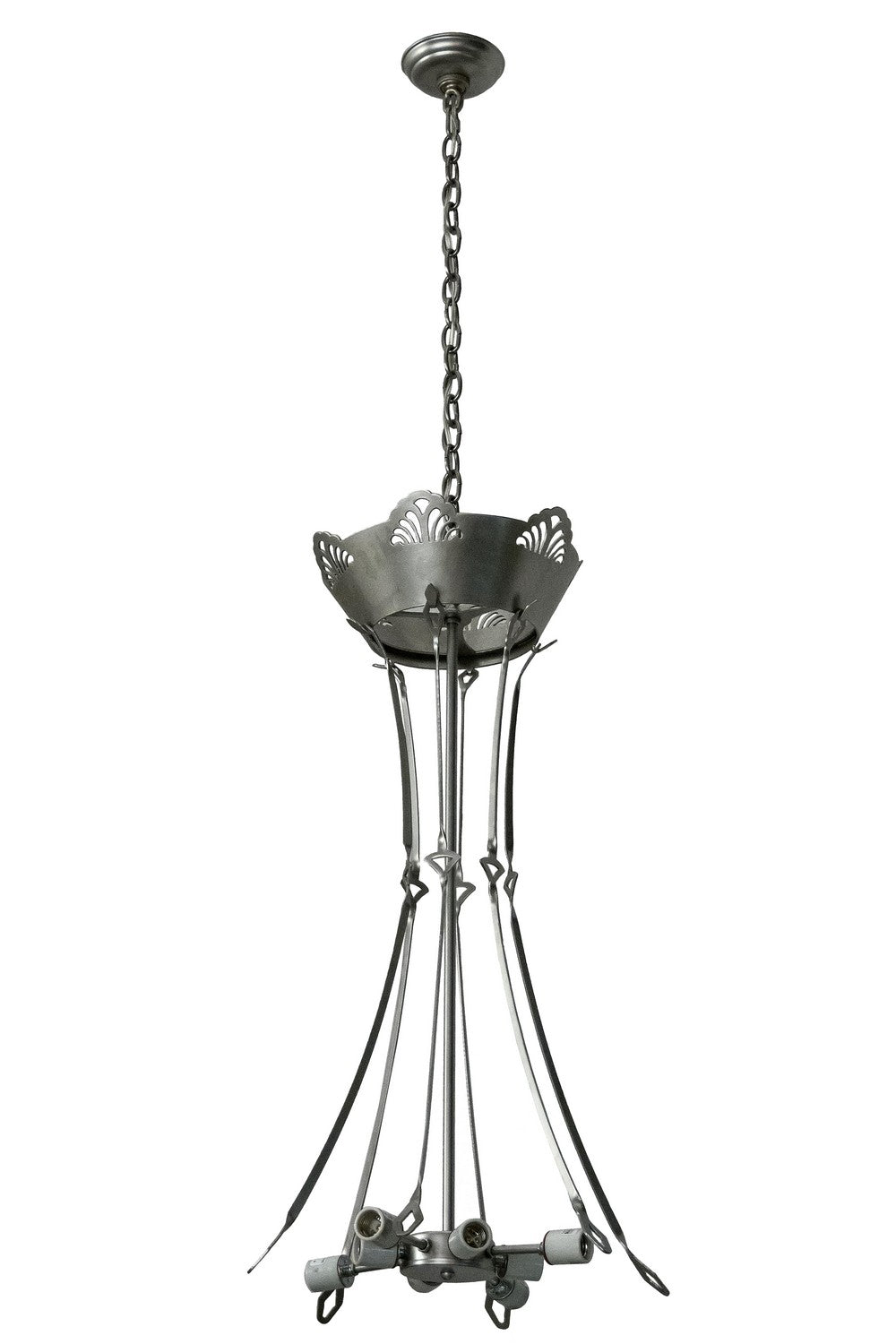 Meyda Tiffany Shell And Ribbon 183016 Pendant Light - Nickel