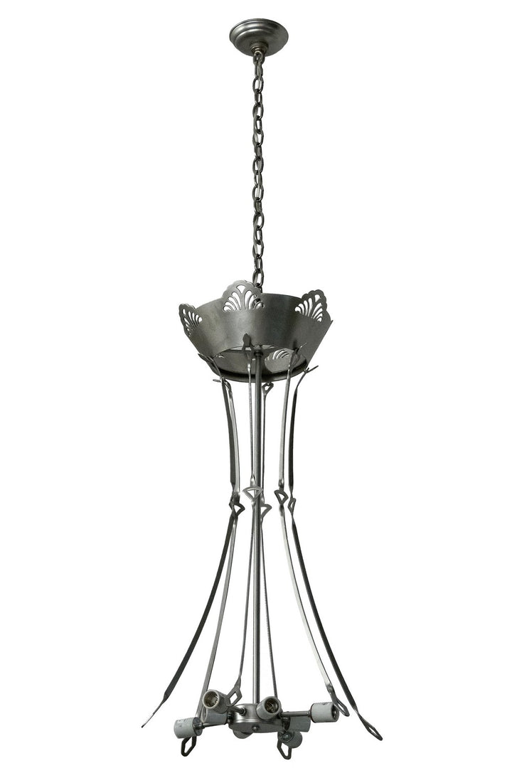 Meyda Tiffany Shell And Ribbon 183016 Pendant Light - Nickel