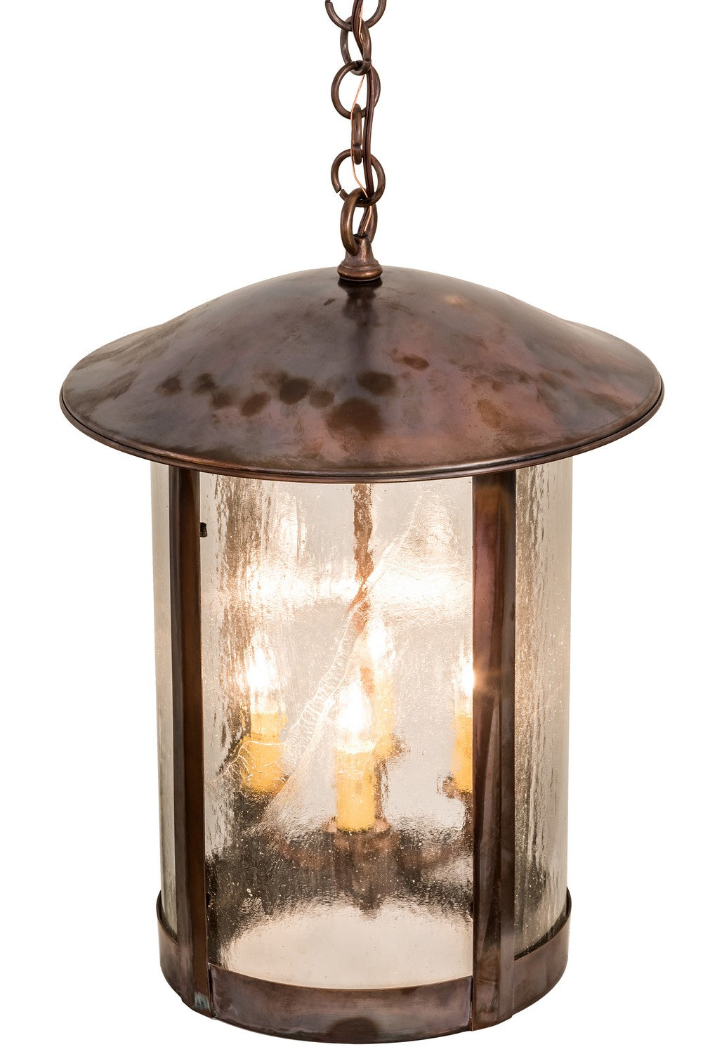 Meyda Tiffany Fulton Lake Charles 183802 Pendant Light - Vintage Copper