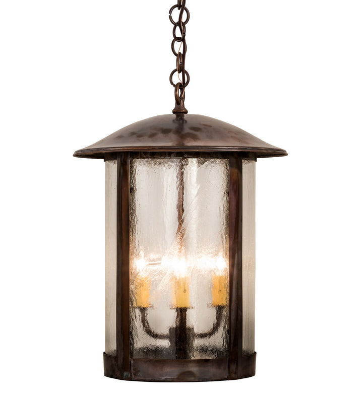 Meyda Tiffany Fulton Lake Charles 183802 Pendant Light - Vintage Copper