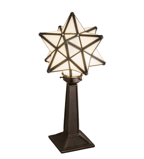 Meyda Tiffany Lighting 18473 Moravian Star One Light Accent Lamp Lamp Bronze / Dark