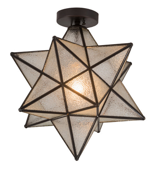 Meyda Tiffany Moravian Star 186688 Ceiling Light - Antique,Weathered Brass
