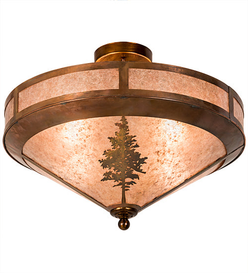 Meyda Tiffany Tamarack 190288 Ceiling Light - Copper