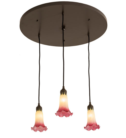 Meyda Tiffany Pond Lily 192383 Pendant Light - Timeless Bronze