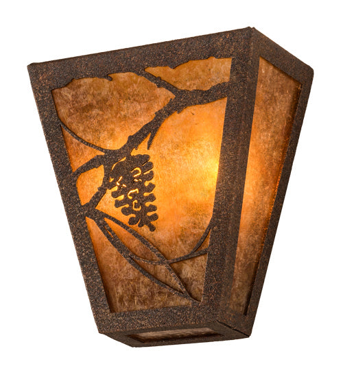 Meyda Tiffany Whispering Pines 192456 Wall Light - Oil Rubbed Bronze