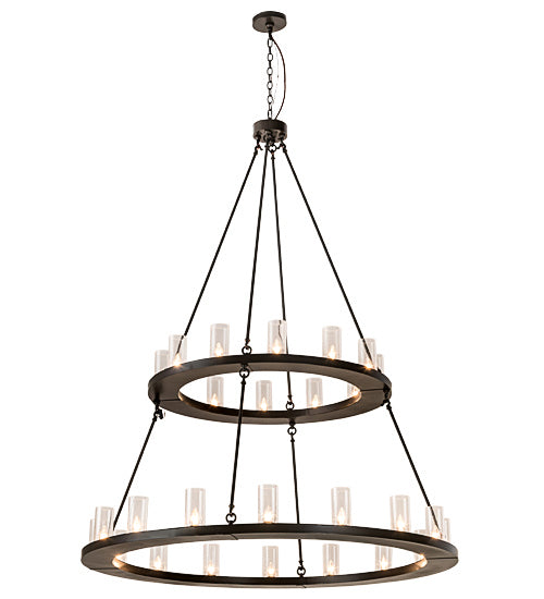 Meyda Tiffany Loxley 192461 Chandelier Light - Timeless Bronze