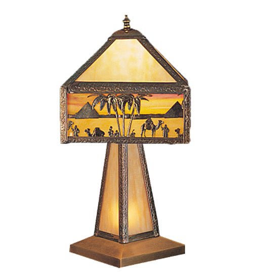 Meyda Tiffany Lighting 200208 Camel One Light Accent Lamp Lamp Bronze / Dark