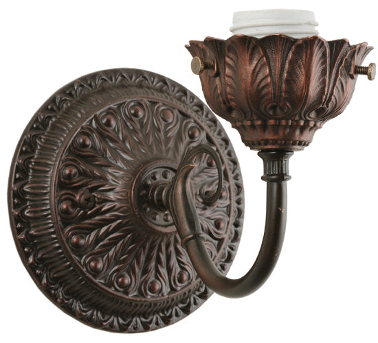 Meyda Tiffany Clover 20105 Wall Light - Mahogany Bronze