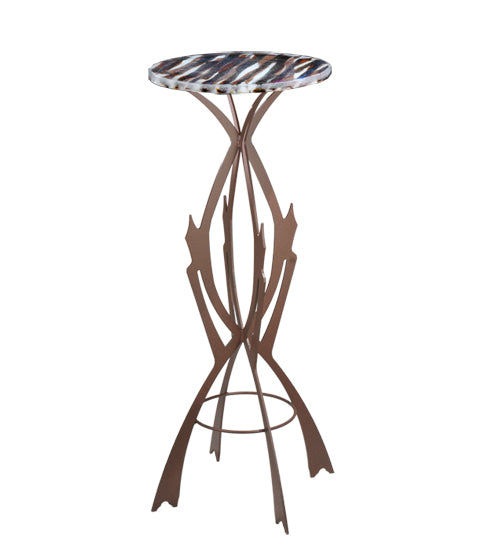 Meyda Tiffany Lighting 108010 Marina Table Furniture Bronze / Dark