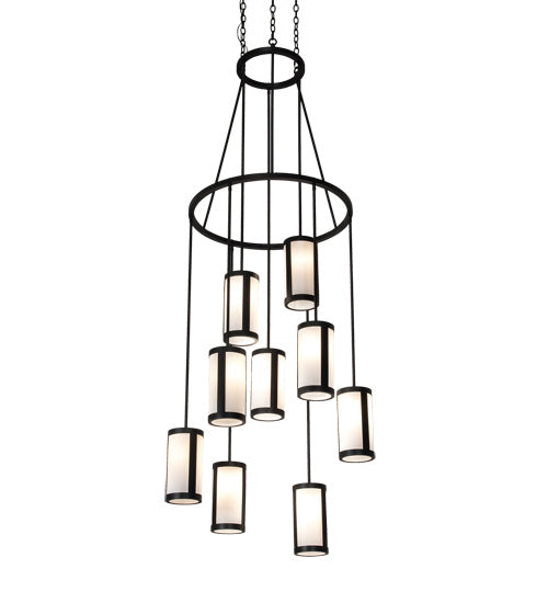 Meyda Tiffany Cartier 215598 Chandelier Light - Wrought Iron