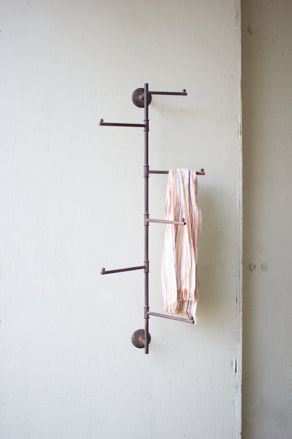 Kalalou Lighting CLA1043  Wall Swivel Coat Rack Home Decor Bronze / Dark