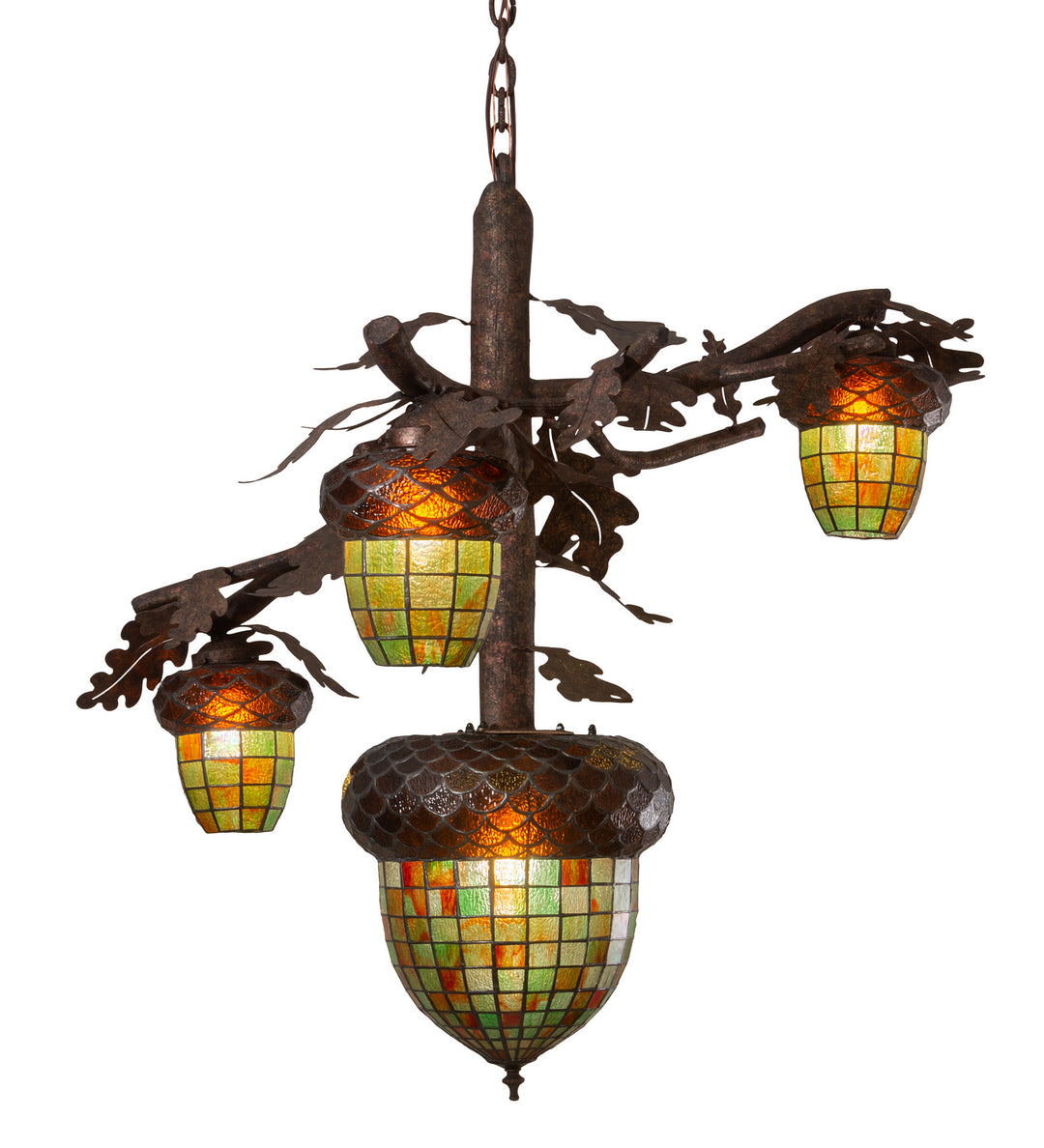 Meyda Tiffany Acorn Branch 216420 Chandelier Light -
