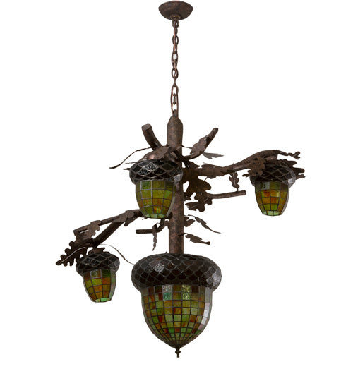 Meyda Tiffany Acorn Branch 216420 Chandelier Light -