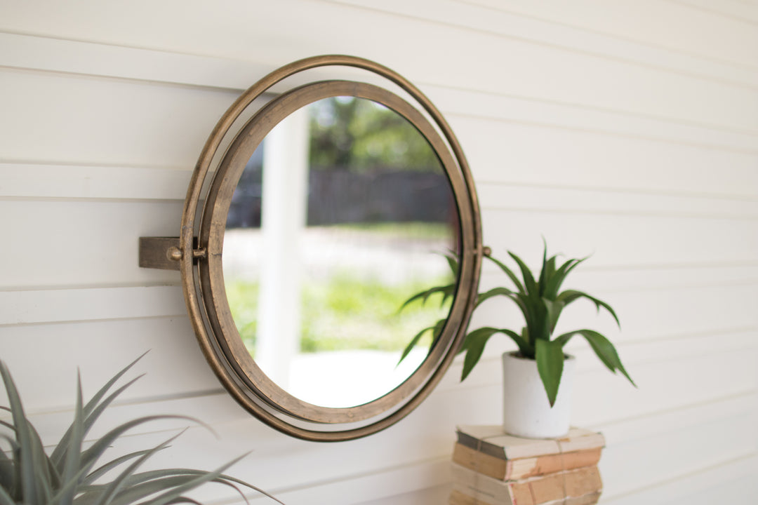 Kalalou Lighting CLL2253  Mirror Mirror Bronze / Dark