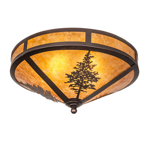 Meyda Tiffany Tamarack 217917 Ceiling Light - Mahogany Bronze