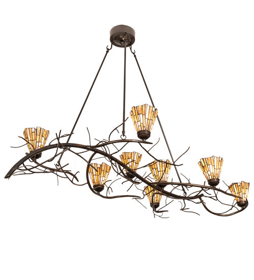 Meyda Tiffany Winter Solstice 218102 Chandelier Light - Antique Copper,Timeless Bronze,Burnished Copper