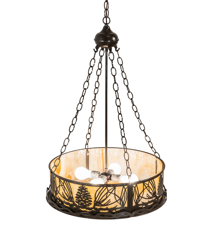 Meyda Tiffany Mountain Pine 219545 Pendant Light - Timeless Bronze