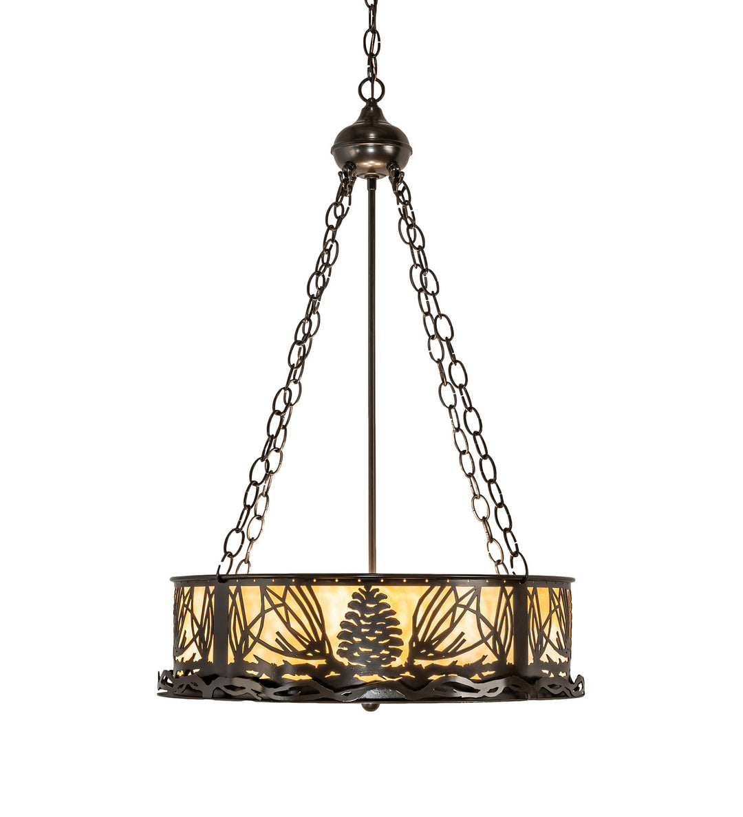 Meyda Tiffany Mountain Pine 219545 Pendant Light - Timeless Bronze