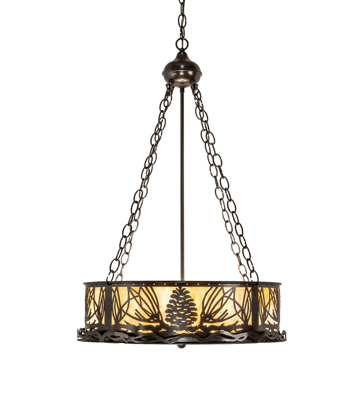 Meyda Tiffany Mountain Pine 219545 Pendant Light - Timeless Bronze