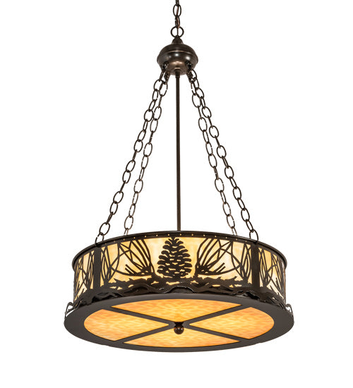 Meyda Tiffany Mountain Pine 219545 Pendant Light - Timeless Bronze