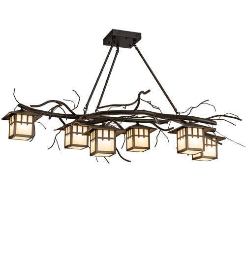 Meyda Tiffany Winter Solstice 219670 Chandelier Light - Oil Rubbed Bronze