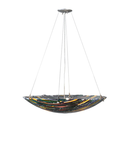 Meyda Tiffany Penna Di Pavone 108069 Pendant Light - Nickel