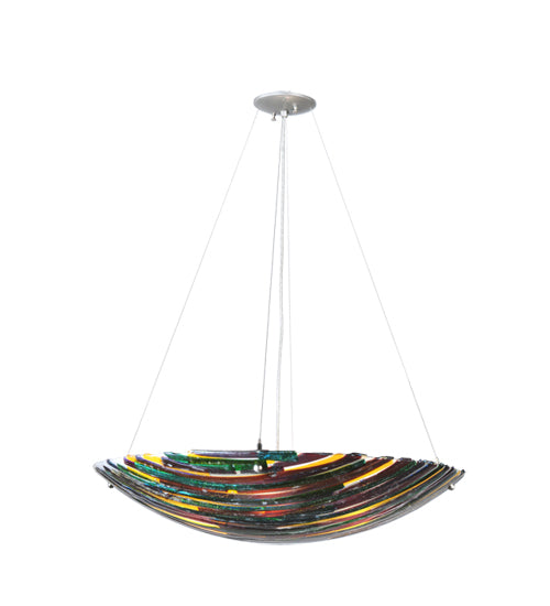 Meyda Tiffany Penna Di Pavone 108069 Pendant Light - Nickel