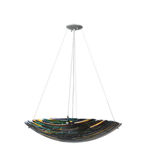 Meyda Tiffany Penna Di Pavone 108069 Pendant Light - Nickel