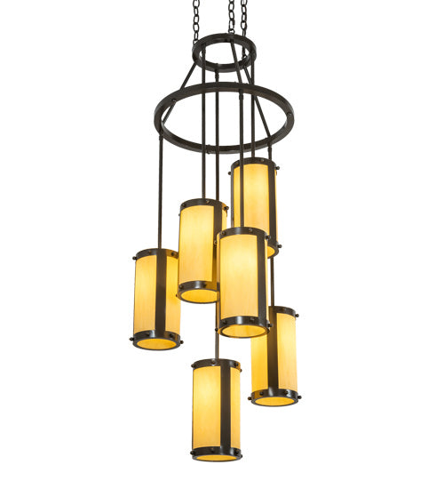 Meyda Tiffany Cartier 222213 Chandelier Light - Timeless Bronze