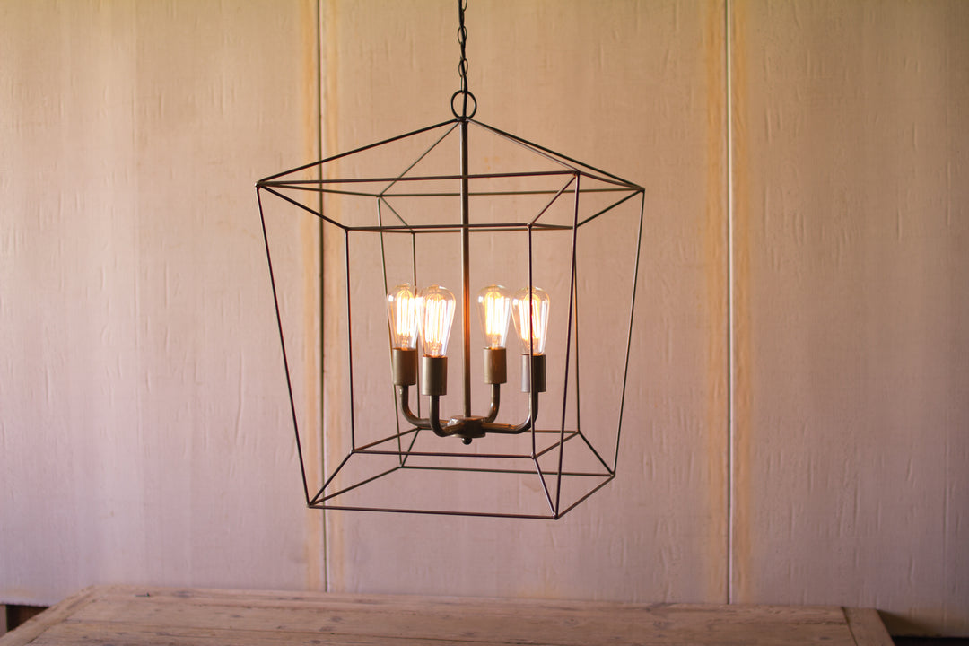 Kalalou CQ7208 Pendant Light - Gunmetal