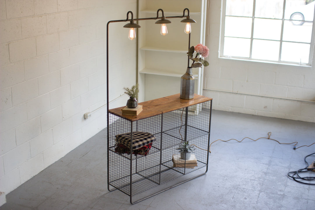 Kalalou Lighting CQ7215  Wall Display Furniture Bronze / Dark