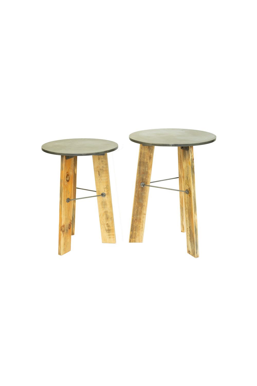 Kalalou Lighting CQ7526  Side Table Furniture Bronze / Dark