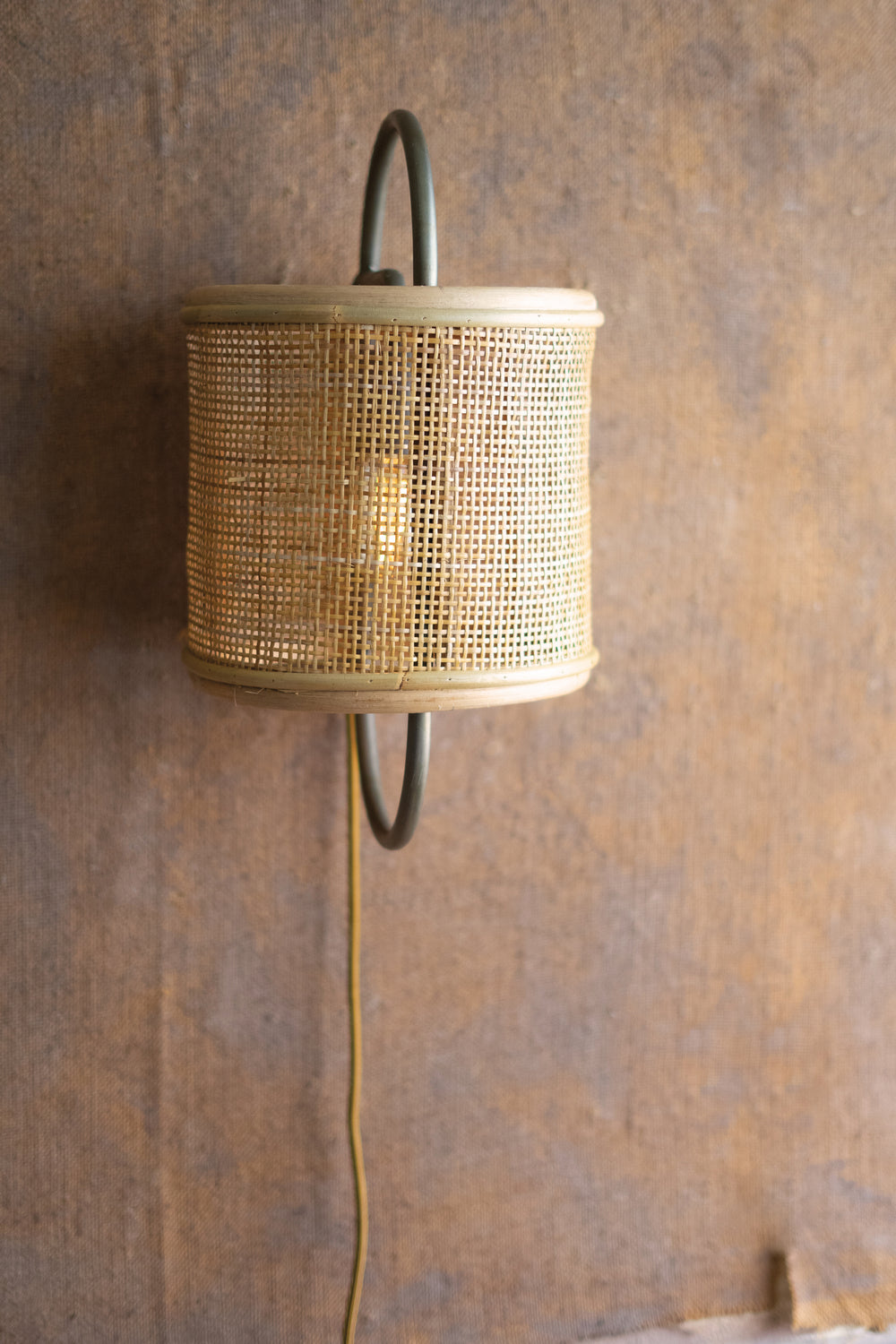 Kalalou Lighting CQ7544  Wall Sconce Lamp Bronze / Dark