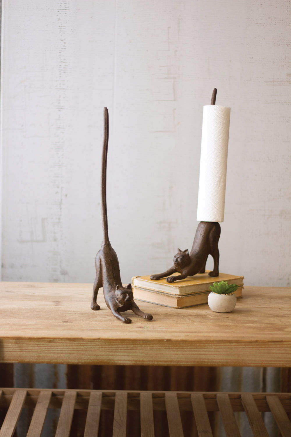 Kalalou Lighting CTM1006  Paper Towel Holder Home Decor Bronze / Dark