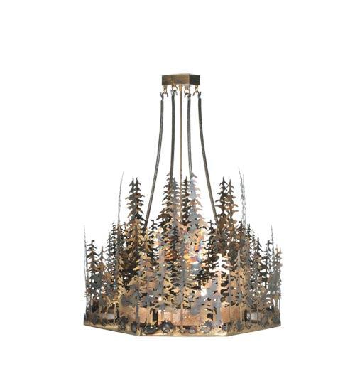 Meyda Tiffany Pine Lake 108091 Pendant Light - Antique Copper